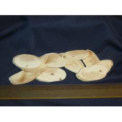 Зрізи  овальні 50-60 мм, ялина (упак.100 шт)